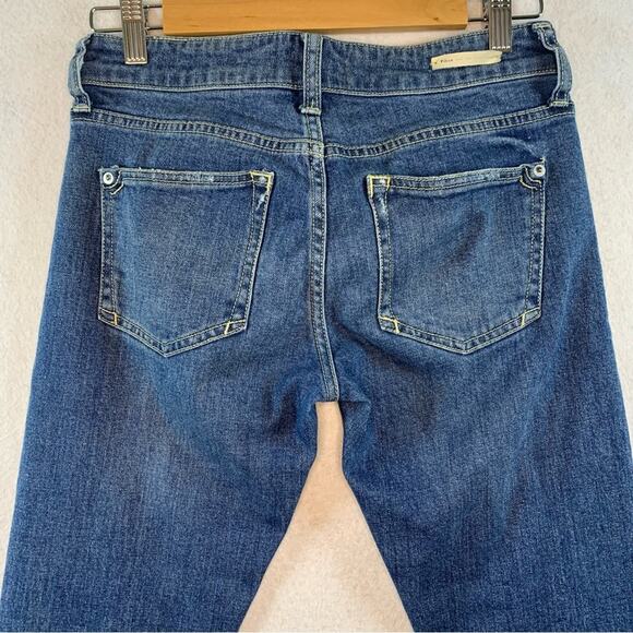PILCRO by Anthropologie‎ Boyfriend Slim Cropped Jeans Raw Hem Cuffed READ - Picture 5 of 15